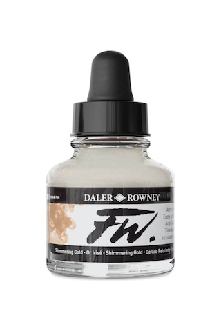 Daler Rowney Fw Ink Akrilik Mürekkep 29.5 Ml Shimmering Gold 709 Diğer
