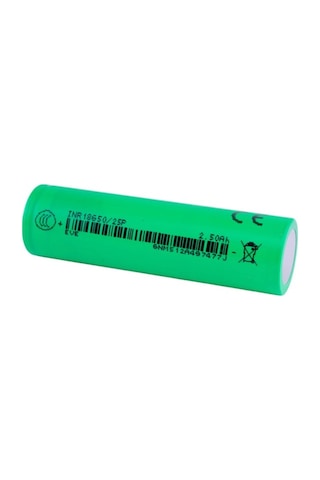 Eve 18650 3.7v Volt 2500 Mah 12c 25p Lityum Şarj Edilebilir 10 Adet Pil Batarya