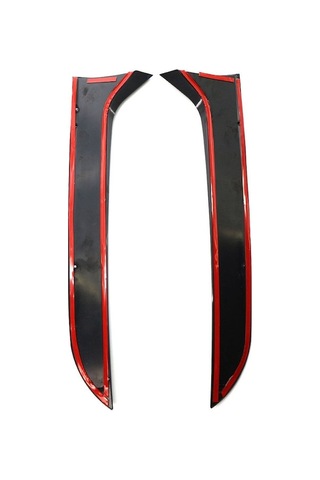 Xindoker Volkswagen Tiguan Mk1 2007-2016 Arka Cam Yan Akış Direncleyici Spoiler Seti - 1 Çift Dekoratif Akışkanlık Kanalı Kapağı