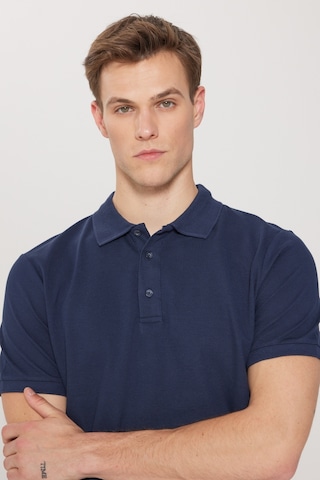 AC&Co / Altınyıldız Classics Altinyildiz Classics Erkek Lacivert Slim Fit Dar Kesim Polo Yaka %100 Pamuk Tişört 4A4820200001PLCXXL Lacivert