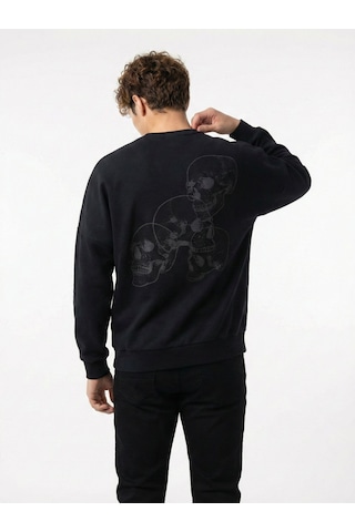 LOFT Oversize Erkek Sweatshirt Lf2041915 Q1.v1 Antrasit