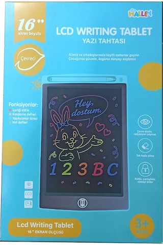 Çocuklar İçin 6" Lcd Çizim Tableti - Eğitici Grafik Yazı Tahtası Ve Not Defteri