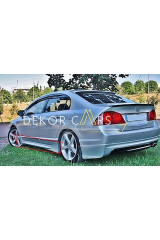 Dekorcars Honda Civic Fd6 Mügen Marşpiyel Sağ Sol Takım Fiberglass Boyasız