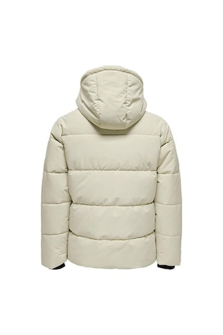 Only Erkek Ceket Onscarl Life Quilted Jacket Noos Otw 22025825-silver Lining Gri
