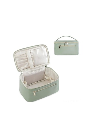 Reedark Büyük Kapasiteli Yeşil Seyahat Kozmetik Çantası - Pratik Ve Dayanıklı