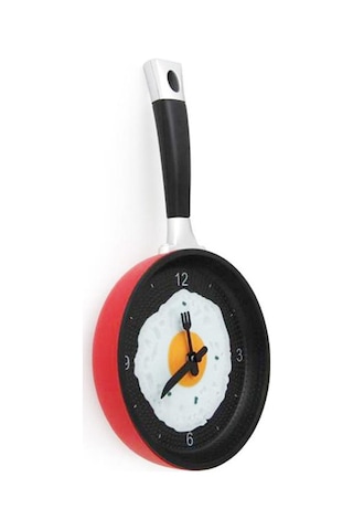 Kenpazar Tava Konseptli Duvar Saati çok Renkli