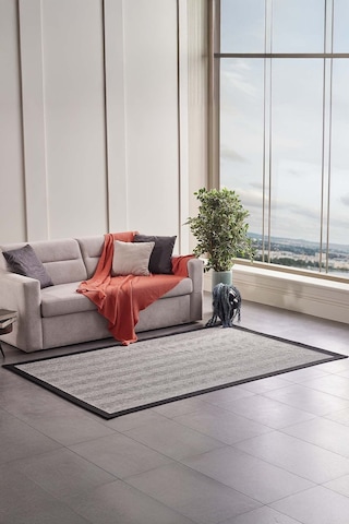 Gümüşsuyu Deco Sisal 80142 Gri Dikdörtgen Yıkanabilir Antitoz Halı