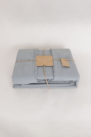 Boho Sade Natural Yeşil % 100 Pamuk Nevresim Takımı Çift Kişilik 684100 Yeşil