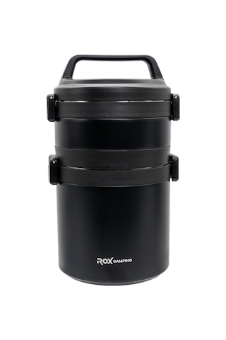 Rox Camping 2200 Yemek Termosu 2.2 Lt Siyah