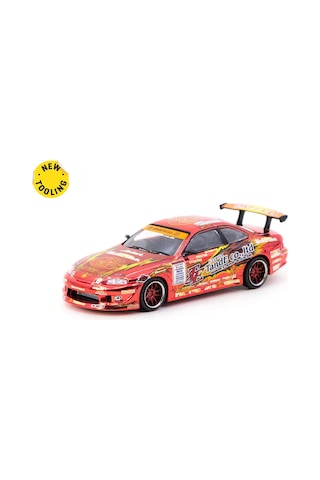 Tarmac Works 1/64 Vertex Ridge Te3006 Soarer Chrome Red - Tokyo Auto Salon 2026 Special Edition - Gl Çok Renkli