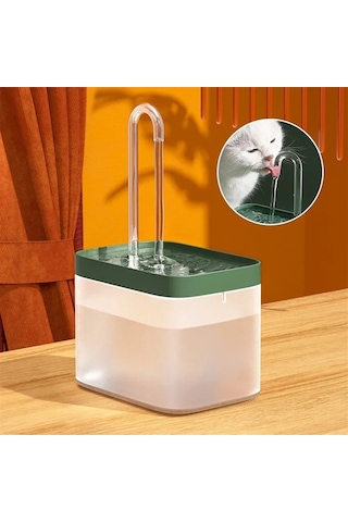 Jıalan Ultra Sessiz Kedi Su Çeşmesi Filtre Akıllı Otomatik Pet