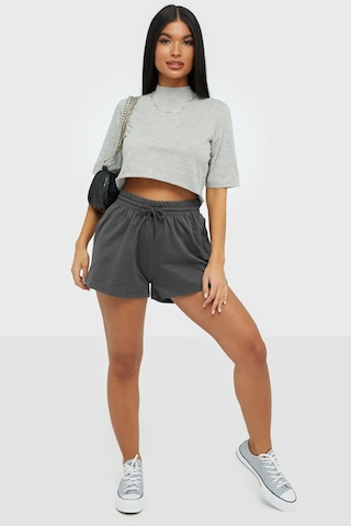 Madmext Mad Girls Antrasit Basic Şort Mg1293