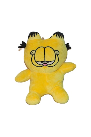 İthal Kumaş Tembel Kedi Garfield Karakter Figür Peluş Oyuncak Oyun Uyku Arkadaşı Yastık Peluş 24 cm