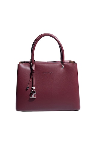 Silver Polo Sp1236 Kadın El Çantası Cilt Bordo-bordo