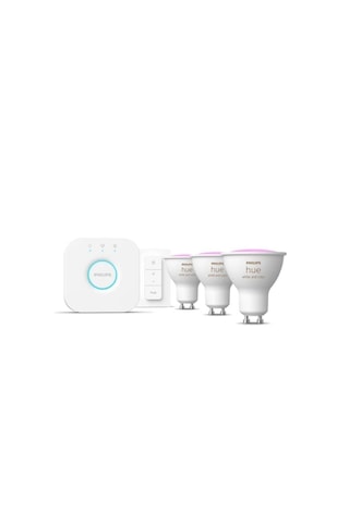 Philips Hue Gu10 Renkli Spot Akıllı Ampul 3'lü Başlangıç Seti