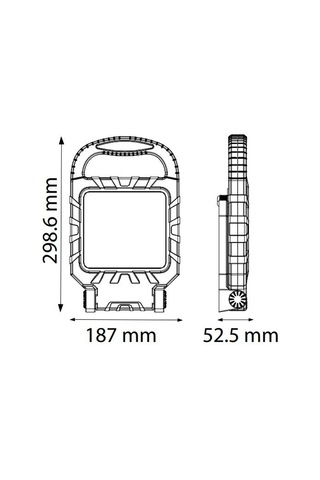 Horoz 45W Proport Ledli Projektör