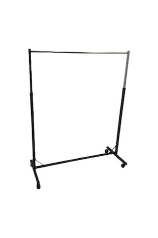 Tek Katlı Ayarlanabilir Tekerlekli Stant, Askılık, Elbise Askılığı, Mağaza Askılığı 120x140 Cm Diğer
