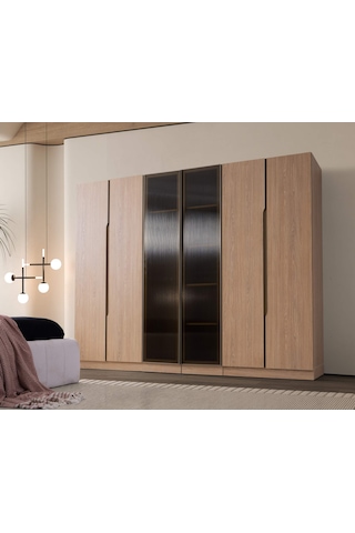 Alaska 6 Kapaklı Gardırop %100 Mdf