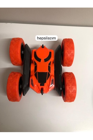 Uzaktan Kumandalı 360 Dönen Şarjlı Akrobat Stunt Car Araba Turuncu