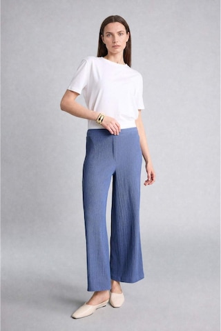 Defacto Culotte Düz Paça Bürümcük Pantolon H8605ax26hsın113 İndigo-ın113