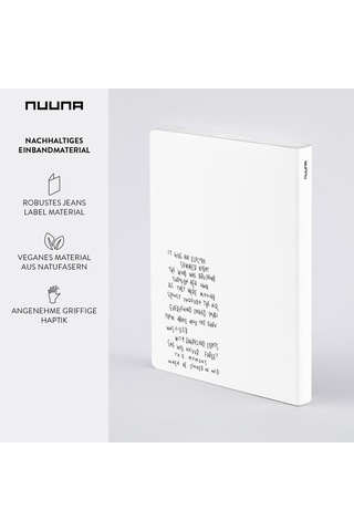 Not Defteri A5+ Graphic Thermo L - Soluk Anılar 3,5 Mm Nokta Izgarası 256 Numaralı Sayfa 120 G Premium Kağıt Kot Etiket Beyaz Almanya'da Sürdürülebilir Şekilde Üretilmiştir