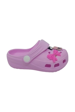 Zerhan Apella 310 Çocuk Pembe Beyaz Sabo Terlik Sandalet