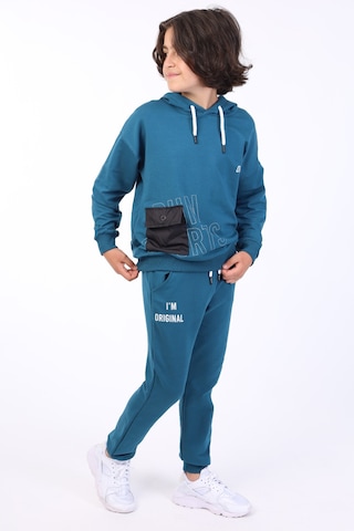 Toontoy Erkek Çocuk I Am Orıgınal Baskılı Eşofman Takım Petrol Mavi
