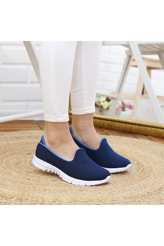 Nesil Shoes Dvm 901 Lacivert Anatomik Esnek Kadın Yürüyüş Ayakkabısı-lacivert Lacivert