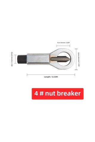 Geeksen Ev İçin Paslı Somun Ve Somon Açıcı, Cr-v Çelik Malzeme İle Somon Ayırıcı Araç Seti 4 Adet