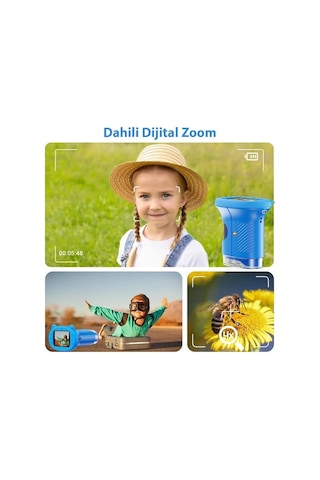 Sunup Sn-37895 Çocuklar İçin Dijital Mikroskop 1000x Büyütme, 2.0" Ips Ekran Ve Taşınabilir