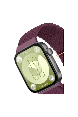 Huawei Watch Fit 4 / Fit 3 Uyumlu Star Silikon Kordon Dayanıklı Spor Saat Kayışı