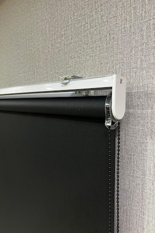 Stor Perde İthal Mat Polyester Siyah Siyah