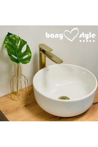 Turkuazseramik Cerastyle Aqua 33 CM Mini Tezgah Üstü Çanak Lavabo
