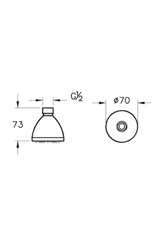 Artema Solo C A45635 Duş Başlığı. 70 Mm Diğer