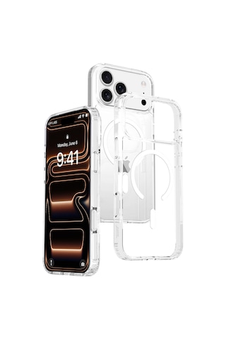 Buff Apple Uyumlu iPhone 18 Pro Max Paket - Magsafe Kılıf + Ekran Koruyucu + Air Fit Lens Koruyucu Privacy Hayalet