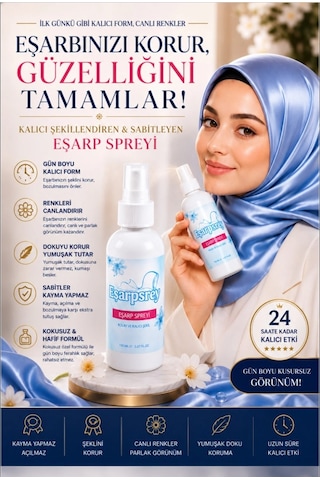 Eşarpsprey Eşarpsprey Eşarp Temizleme Spreyi 150 ML