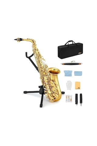 Eastar As-ıı Student Mi Bemol Alto Saksafon Gold Lacquer