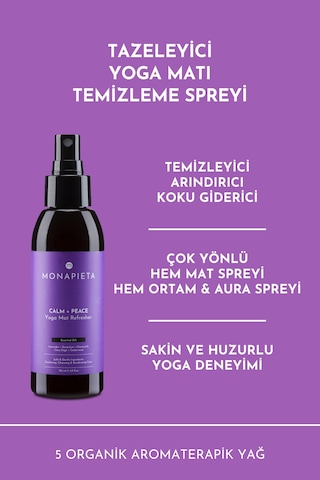 Monapieta Yoga Matı Temizleme Spreyi Ayak Spa Balmı 2 Li Set