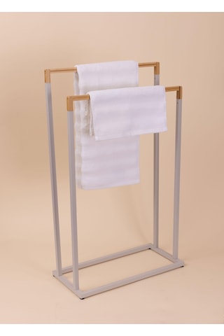 The Mia Metal Havlu Askılığı Gri Glv0764 Gri