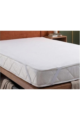 Bicomi Comfort Sıvı Geçirmez Köşe Lastikli 90x190 Pamuklu Alez Beyaz