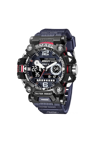 Reedark Smael 8072 Erkek Kol Saati - Kronograf, Alarm, Su Geçirmez, Gece Aydınlatması, Dış Mekan Taktik Stili