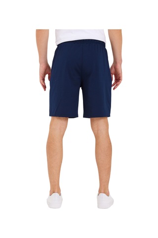 Adams Erkek Reflektör Logo Regular Fit Cepli Spor Şort Navy