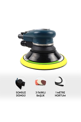 Dawreek Havalı Polisaj ve Zımparalama Makinesi 150 MM