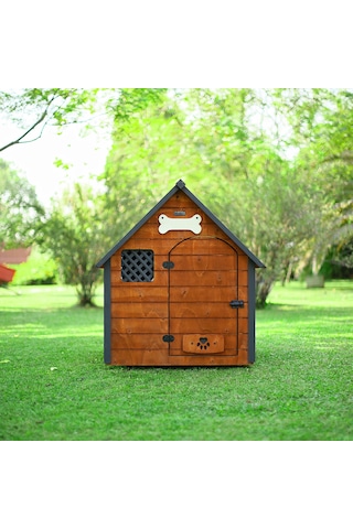 Mandu Isı Yalıtımlı Ahşap Köpek Kulübesi Xlarge
