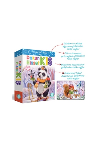 Circle Toys Kış Dokun Hisset Tanı- Touch And Feel Winter