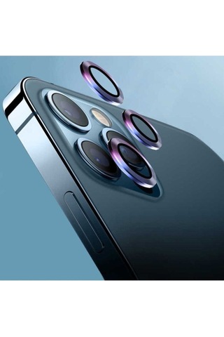 Apple Uyumlu iPhone 13 Mini Zore Cl-07 Kamera Lens Koruyucu Colorful