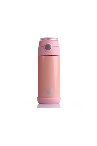 Baby Plus Çelik Termoslu Matara 350 Ml Pembe