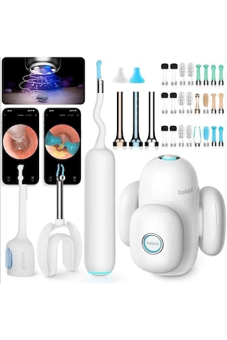 Bebırd Home 30s Famıly Edıtıon 10mp Kamera 3.5mm Lens Şarjlı Wıfı Görüntülü Kulak Temizleme Seti