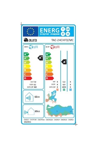 Aura New 24.000 Btu Wifi Bağlantılı Salon Tipi Klima