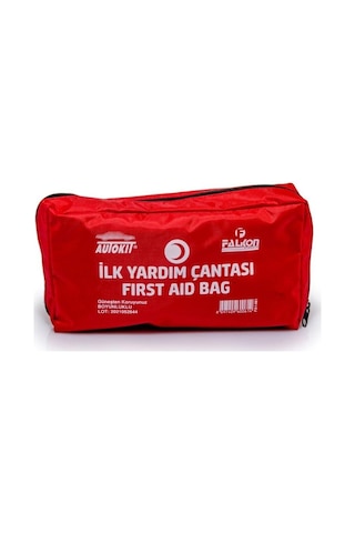 Autokit İlk Yardım Seti Çantası Boyunluklu - Trafik Yönetmenliğine Uygun Fa1-061 - Imperteks Çantalı